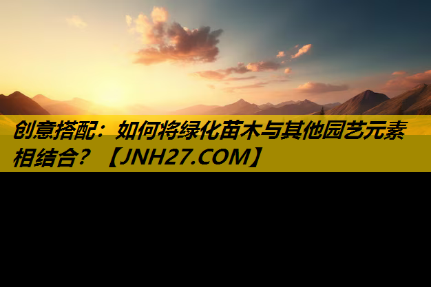 创意搭配：如何将绿化苗木与其他园艺元素相结合？