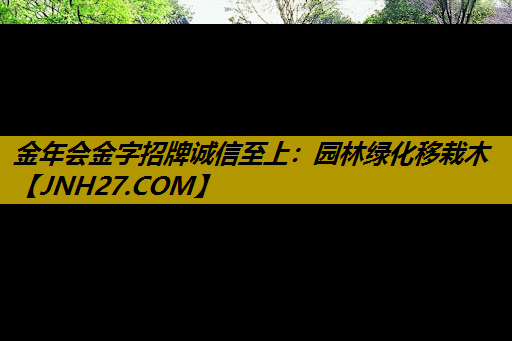 园林绿化移栽木